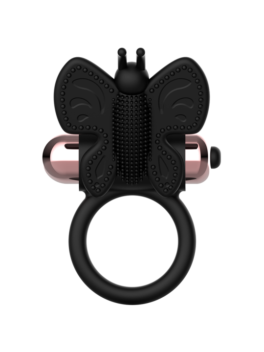 COQUETTE CHIC DESIRE - COCKRING SCHMETTERLING MIT VIBRATOR SCHWARZ/ GO