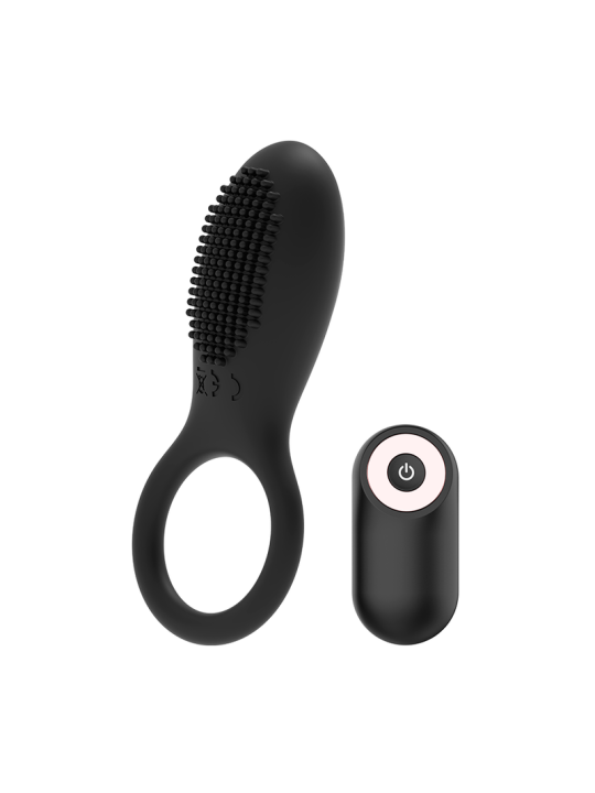 COQUETTE CHIC DESIRE - ANILLO VIBRADOR CONTROL REMOTO RECARGABLE NEGRO