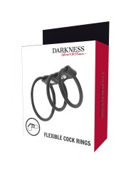 DARKNESS - SET DE 3 ANILLAS PENE FLEXIBLE