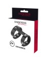 DARKNESS - LEATHER ADJUSTABLE PENIS AND TESTICLE RING