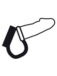 DARKNESS - BDSM COCK AND TESTICLE RING