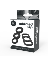 ADDICTED TOYS - ENSEMBLE DANNEAU PÉNIAL 4 PIÈCES