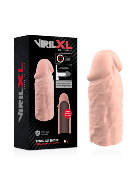 VIRILXL - VLOEIBARE SILICONEN V3 NATUURLIJKE PENISVERLENGING