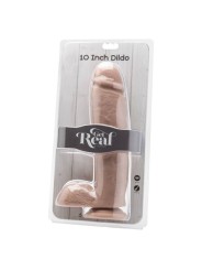 GET REAL - DILDO 25,5 CM COM BOLAS PELE