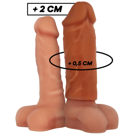 VIRILXL - VLOEIBARE SILICONEN PENISVERLENGING V3 BRUIN