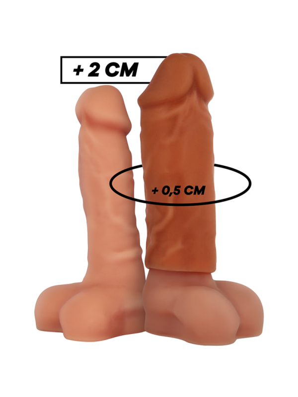 VIRILXL - VLOEIBARE SILICONEN PENISVERLENGING V3 BRUIN
