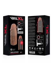 VIRILXL - VLOEIBARE SILICONEN PENISVERLENGING V3 BRUIN