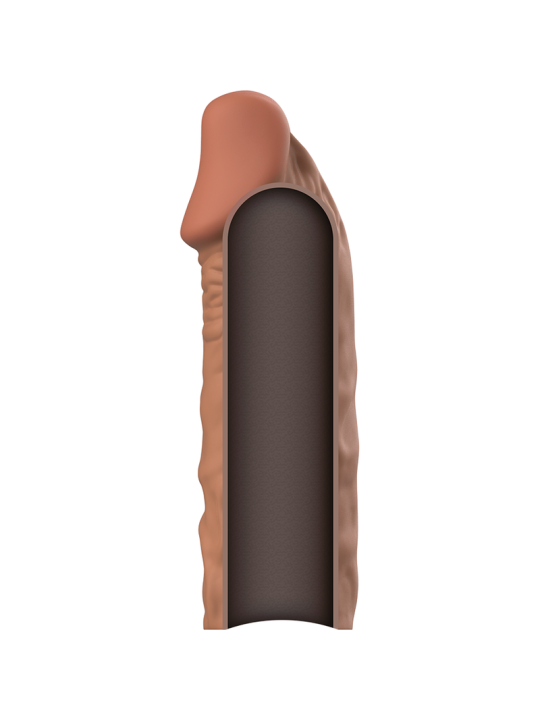 VIRILXL - FLÜSSIGE SILIKON V5 BRAUNE PENISVERLÄNGERUNG