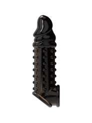 VIRILXL - EXTENSIÓN Y FUNDA DE PENE V11 NEGRO