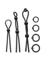 ADDICTED TOYS - FLEXIBLES SILIKON-COCKRING-SET 7-TEILIG