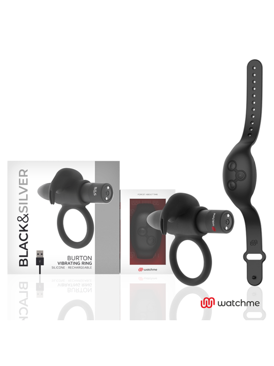 BLACK&SILVER - BURTON REMOTE CONTROL COCKRING WATCHME