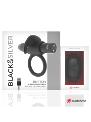 BLACK&SILVER - BURTON COCKRING-UHR MIT FERNBEDIENUNG
