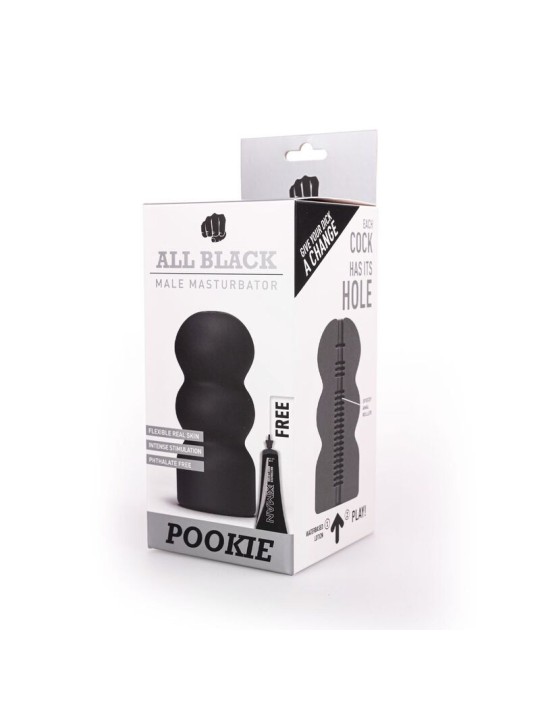 ALL BLACK - POOKIE MASTURBATOR