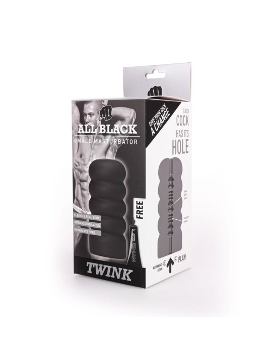 ALL BLACK - MASTURBATOR TWINK
