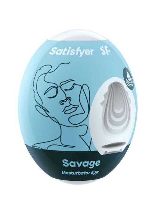 SATISFYER - SAVAGE MASTURBATOR EGG