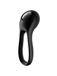 SATISFYER - MAJESTIC DUO RING VIBRATOR SCHWARZ