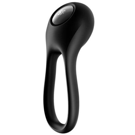 SATISFYER - MAJESTIC DUO VIBRERENDE RING ZWART