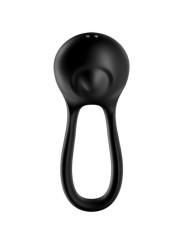 SATISFYER - MAJESTIC DUO RING VIBRATOR SCHWARZ