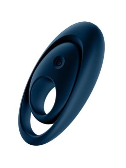 SATISFYER - GLORIEUS DUO VIBRERENDE RING BLAUW