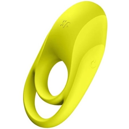 SATISFYER - SPECTACULAIR DUO VIBRERENDE RING GEEL