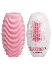 PRETTY LOVE - PINK DOUBLE SIDED MASTURBATOR EGG