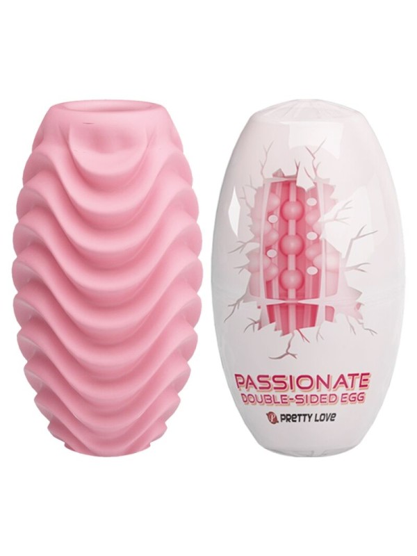 PRETTY LOVE - ROZE DUBBELZIJDIGE MASTURBATOR EI