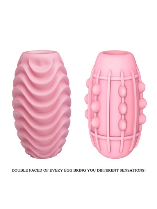 PRETTY LOVE - ROZE DUBBELZIJDIGE MASTURBATOR EI