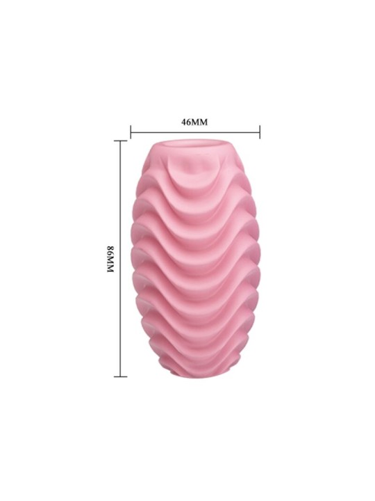 PRETTY LOVE - PINK DOUBLE SIDED MASTURBATOR EGG