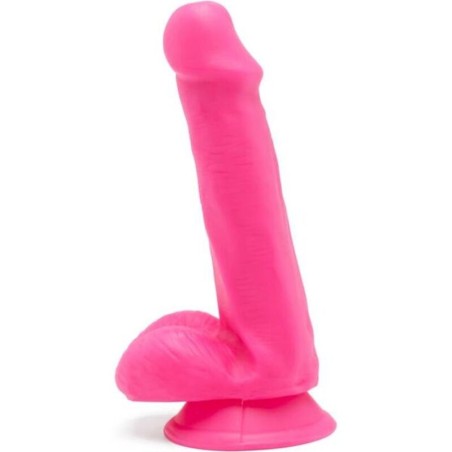 GET REAL - HAPPY DICKS DILDO 12 CM MET ROZE TESTIKELEN