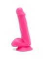 GET REAL - HAPPY DICKS DILDO 12 CM MET ROZE TESTIKELEN