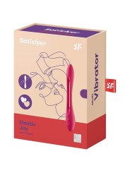 SATISFYER - ELASTIC JOY MULTI VIBRADOR ROJO