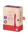 SATISFYER - VIBRATEUR MULTI ELASTIC JOY ROUGE