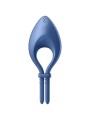 SATISFYER - BULLSEYE ANILLO VIBRADOR APP AZUL