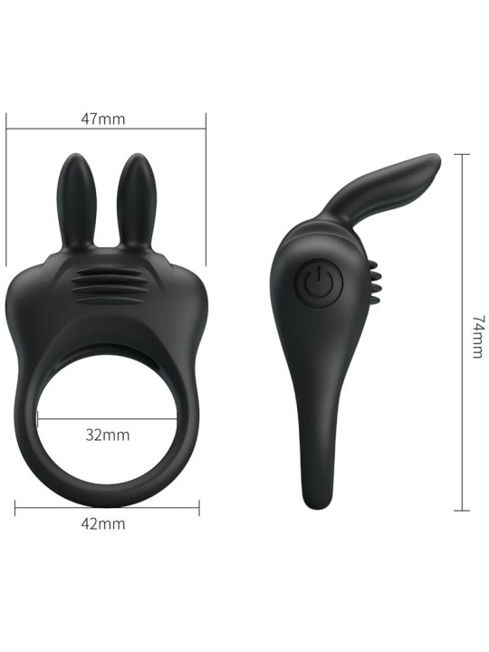 PRETTY LOVE - ANELLO VIBRATORE CONIGLIO DAVION