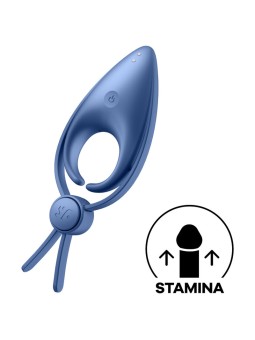 SATISFYER - SNIPER ANILLO VIBRADOR AZUL