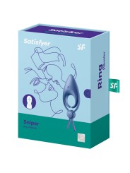SATISFYER - SNIPER RING VIBRATOR BLUE