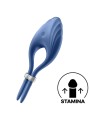 SATISFYER - DUELIST RING VIBRATOR BLUE