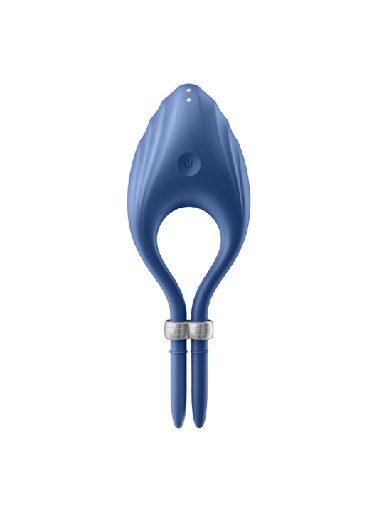 SATISFYER - DUELIST RING VIBRATOR BLUE