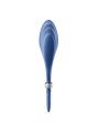 SATISFYER - VIBRADOR DE ANEL DUELISMO AZUL