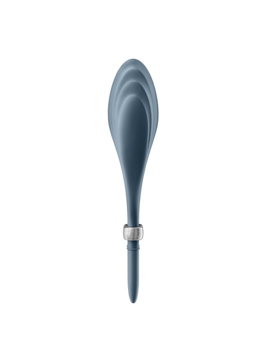SATISFYER - VIBRATEUR ANNEAU DUELIST GRIS