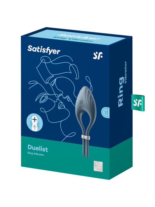 SATISFYER - DUELIST RINGVIBRATOR GRAU