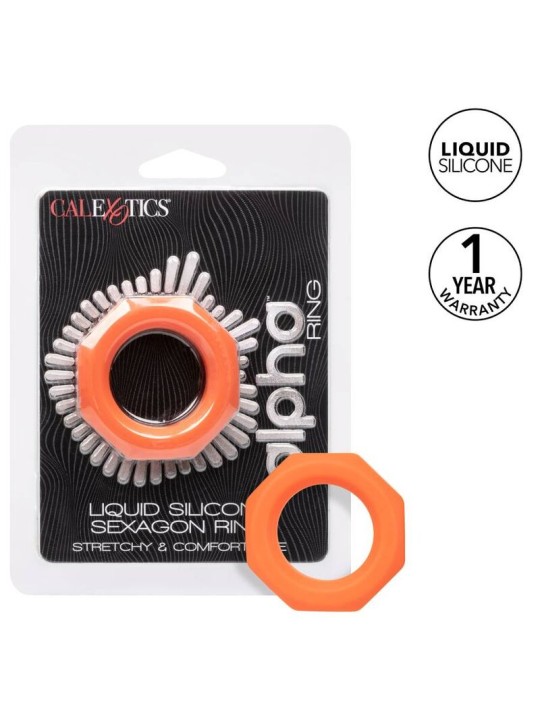 CALEXOTICS - ALPHA SEXAGON RING ORANGE
