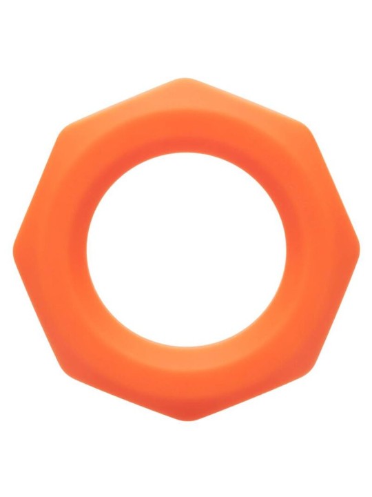 CALEXOTICS - BAGUE ALPHA SEXAGON ORANGE