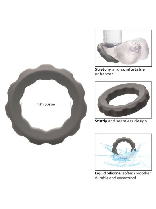 CALEXOTICS - ALPHA ERECT RING GRIJS