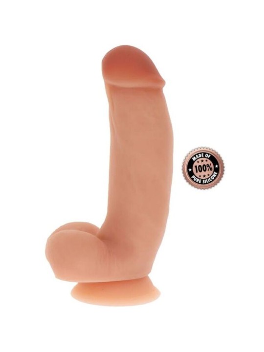 GET REAL - GODE EN SILICONE 18 CM AVEC BALLES PEAU