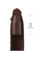 FANTASY X-TENSIONS - PIPEDREAMS VERLENGSTUK MET BAND 17,78 CM BRUIN