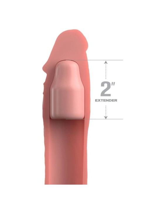 FANTASY X-TENSIONS - PIPEDREAMS MOUW 8&quot + 2&quot INCH PLUG SKIN