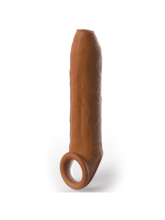 PIPEDREAMS - SLEEVE UNCUT 17,78 CM W STRAP CARAMEL