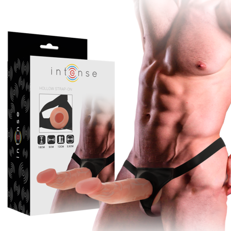 INTENSE - HOLLE HARNAS MET DILDO 18 X 3,5 CM