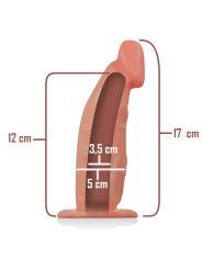 INTENSE - HOLLE HARNAS MET DILDO 18 X 3,5 CM